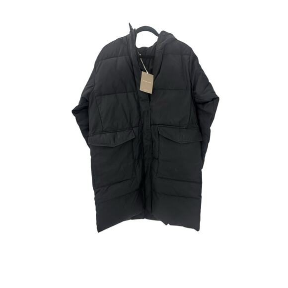 Everlane The ReNew Long Puffer Jacket Long Sleeve Black Size X Large NWT - Picture 13 of 14
